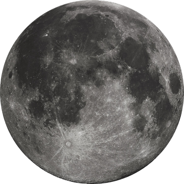 Ball-Shaped Full Moon Cutout