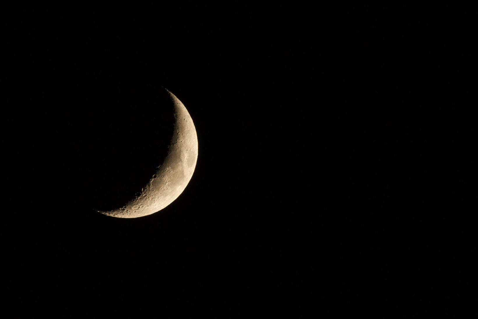 Crecent Moon at Night